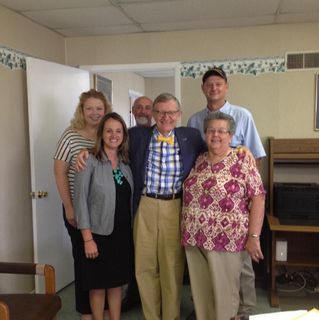 President Gee with Grant County Extension staff